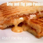 Brie & Fig Jam Panino– not your ordinary grilled cheese!