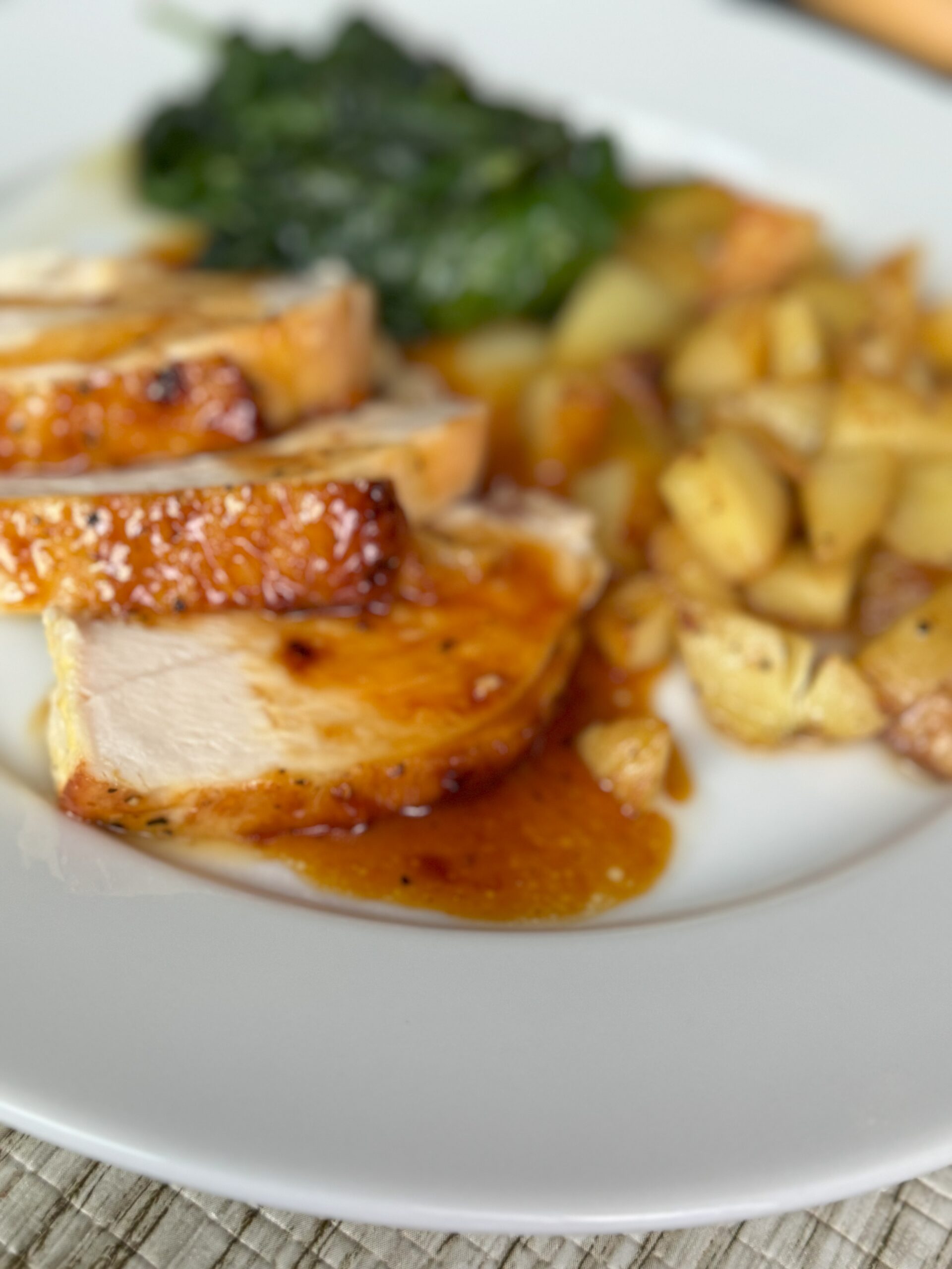 Easy Crispy Skinned Chicken a l'Orange - A Feast For The Eyes