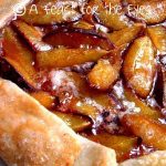 Bavarian Style Plum Galette with fig jam