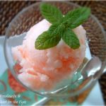Delicious and Refreshing Homemade Ruby Red Grapefruit Sorbet