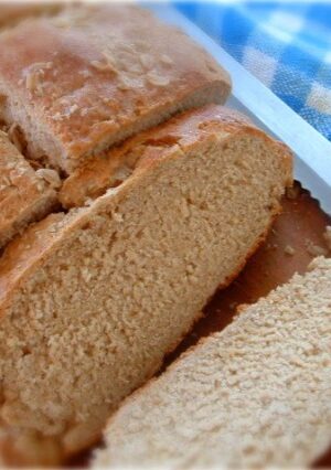 A loaf of sliced Irish Soda Bread