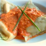 Fast, Easy and Delicious Ravioli with Roasted Red Pepper Sauce