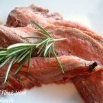 Grilled Flank Steak with a Garlic-Shallot-Rosemary Marinade