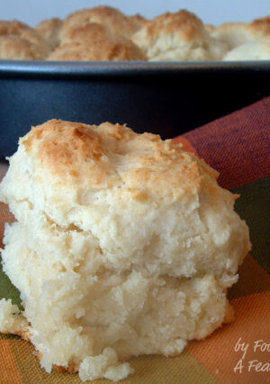 A soft and fluffy biscuit called "Cathead".