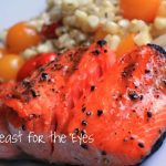 Grilled Maple-Bourbon Basted Grilled Salmon