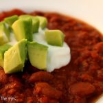 This Slow Cooker Tequila and Lime Chili is far from tasting bland. While the tequila isn't exactly healthier, the lean turkey is! I like to prep all of the ingredients the night before, then plug in my slow cooker in the morning. The chili has a tangy flavor from the tomatoes, with light notes of citrus from the lime zest and juice.  This is very different than a traditional beef-style chili, but it's a nice change.  It tastes "healthy". This freezes well.