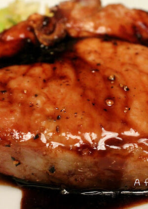 Grilled Guinness Glazed Pork or Lamb Chops for the win! While I don't drink Guinness beer, the beverage makes a delicious glaze. The glaze had a beautiful balance of sweet and a slight notes of molasses. We loved this served with Irish Colcannon (Mashed potatoes with cabbage, bacon and onion). This is a keeper glaze that can be made up to three days ahead of time.