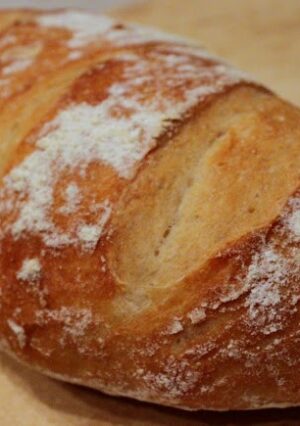 "Artisan Bread in 5 Minutes A Day" is a revolutionary idea that makes bread baking simple. Don't think this means you can bake homemade bread in just 5 minutes! The process is to make the "master dough" in 5 minutes, then refrigerate up to 14 days. Each day, you cut off a pound of dough and proof it for up to 90 minutes, then bake it for 30 minutes. Genius!