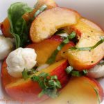 Fresh and Healthy Summer Peach Caprese Salad