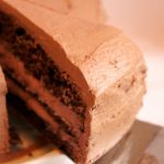 This delicious Chocolate Mocha Cake is incredibly moist. The raspberry filling is a perfect pairing with chocolate. The slight tartness from raspberries, helps to balance the sweetness of the chocolate-marshmallow frosting.