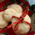 These cookies are a great way to achieve the delicious flavors of eggnog-- a custard-flavor with notes of nutmeg and a hint of rum. The texture is crispy on the outside, and chewy in the middle.