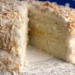 The Best Coconut Cake with Lemon Curd Filling and Coconut Cream Frosting