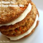 Carrot Cake Whoopie Pies with a Pineapple Coconut Cream Cheese Filling