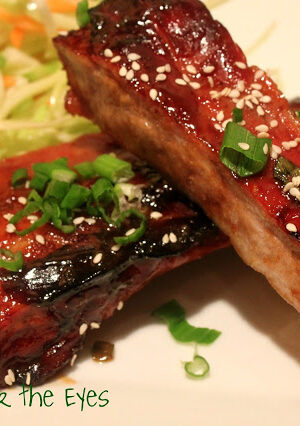 These Oven Slow Roasted Honey Ribs are a perfect way to satisfy the craving for ribs, when the outdoor weather doesn't allow for grilling. The Sticky Honey Glaze adds so much flavor. Finger licking is optional.