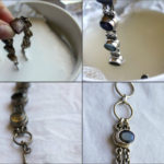 This Homemade Jewelry Cleaner really amazed me at how well it worked. All you need are a few non-toxic household cleaning products and some dirty jewelry. Voila! In a matter of minutes, tarnished jewelry comes out clean and looking as good as new!