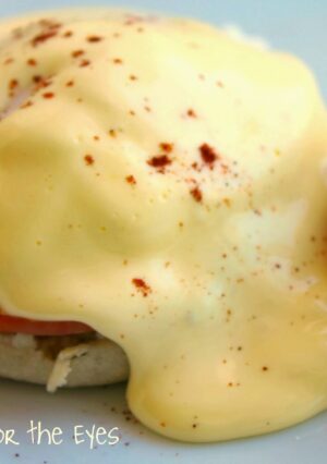This super simple Blender Hollandaise sauce breaks the rules on the more time-consuming tradition way of making Hollandaise Sauce. Instead of clarifying butter, whisking egg yolks and lemon juice over a double boiler, your blender does all of the hard work. This sauce looks so fancy, and deliciously gorgeous, served over asparagus or atop Eggs Benedict. You can make delicious Hollandaise sauce in about two minutes, using a blender. It's our little secret on how fast you made it.