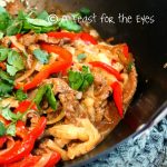 Quick Thai-Style Beef and Peppers with Rice Noodles