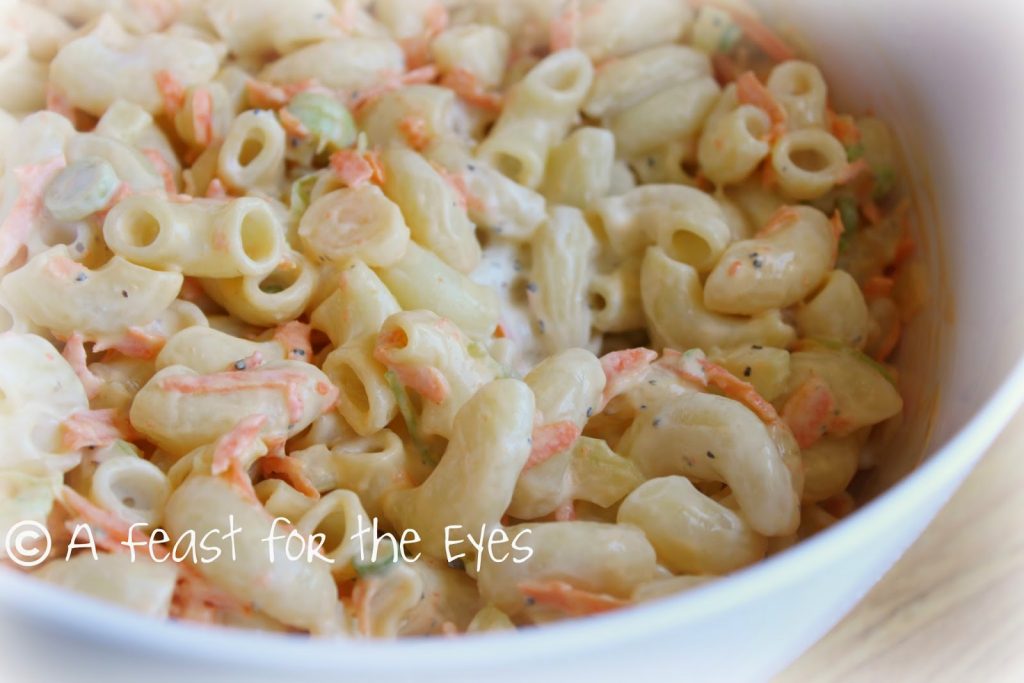 The Best Hawaiian Macaroni Salad - A Feast For The Eyes