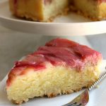 Beautiful Rhubarb Upside-Down Cake
