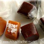 Creamy Dark Chocolate or Salted Vanilla Bean Caramels– Two recipes to pick from (or make both!)
