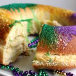 The Best King Cake With Cream Cheese Filling for Mardis Gras