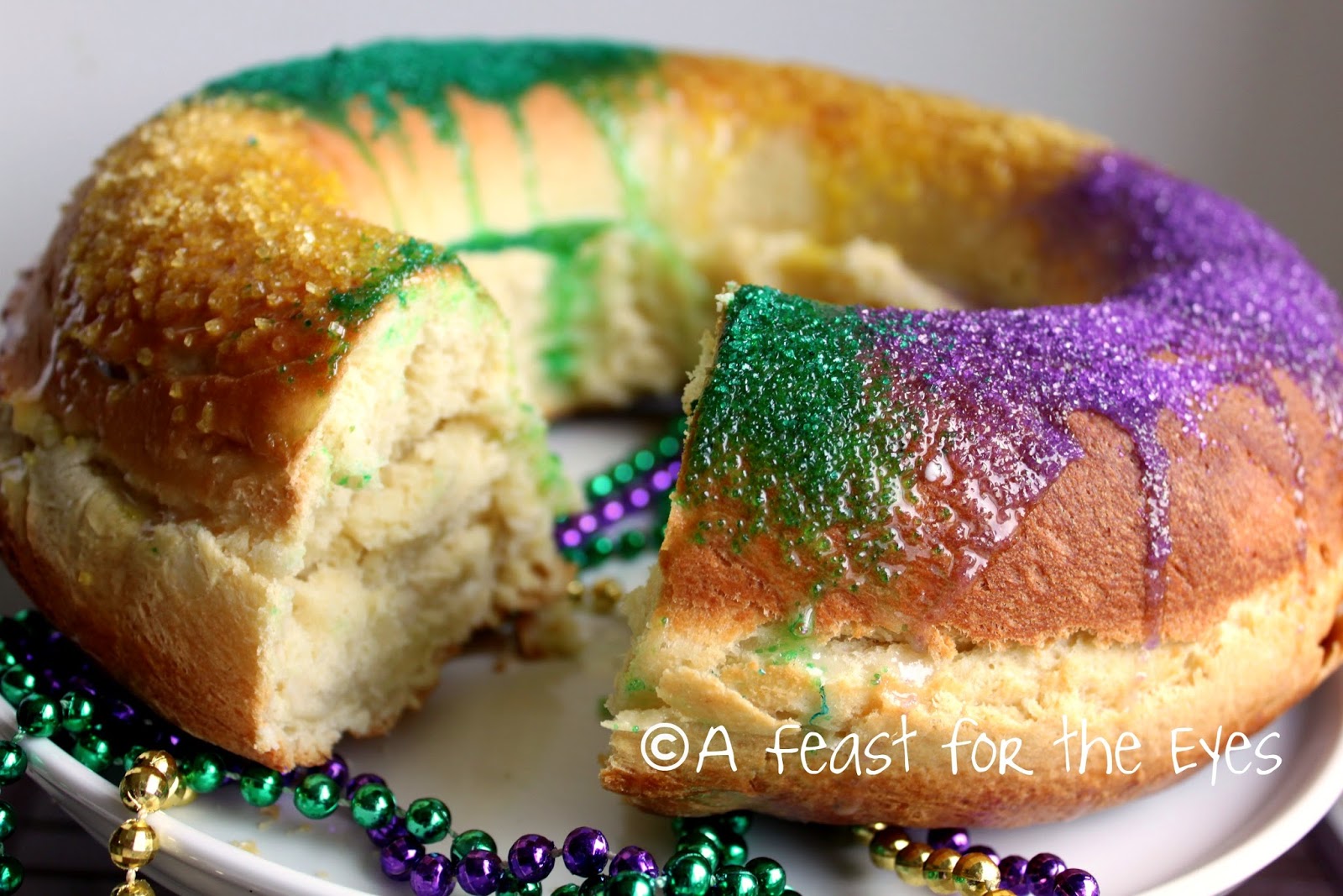 Ooey Gooey Warm King Cake « What We're Eating – A Food & Recipe Blog