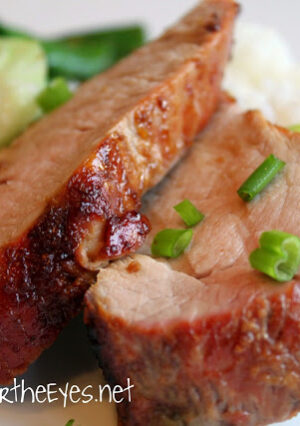 Oven Roasted Asian Glazed Roast Pork Tenderloin