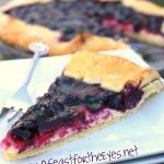 Blueberry and Cream Cheese Galette