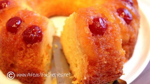 Easy Pineapple Upside Down Bundt Cake Recipe (Video) - A Spicy Perspective