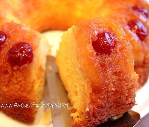 Pineapple Upside-Down Bundt Cake Recipe