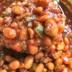 Tangy and Sweet Root Beer Baked Beans with Bacon