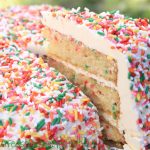 The Best Sprinkle Cake with Swiss Meringue Buttercream