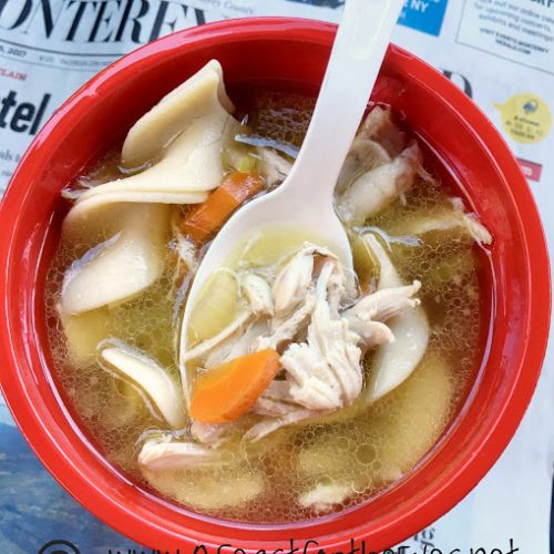 Chicken Noodle Soup in Pressure Cooker - A Cup Full of Sass