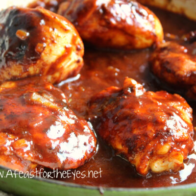 Easy and Delicious Indoor Barbecue Chicken - A Feast For The Eyes