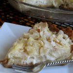 French Apple-Custard Pie with an Almond Streusel