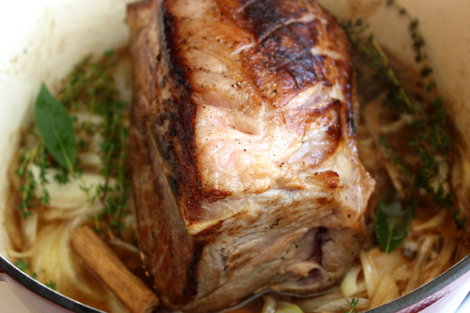 Cider-Braised Pork Roast and an Incredible Gravy - A Feast For The Eyes ...