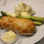 Salmon Wellington (Salmon in Puff Pastry) with Mushroom Duxelles