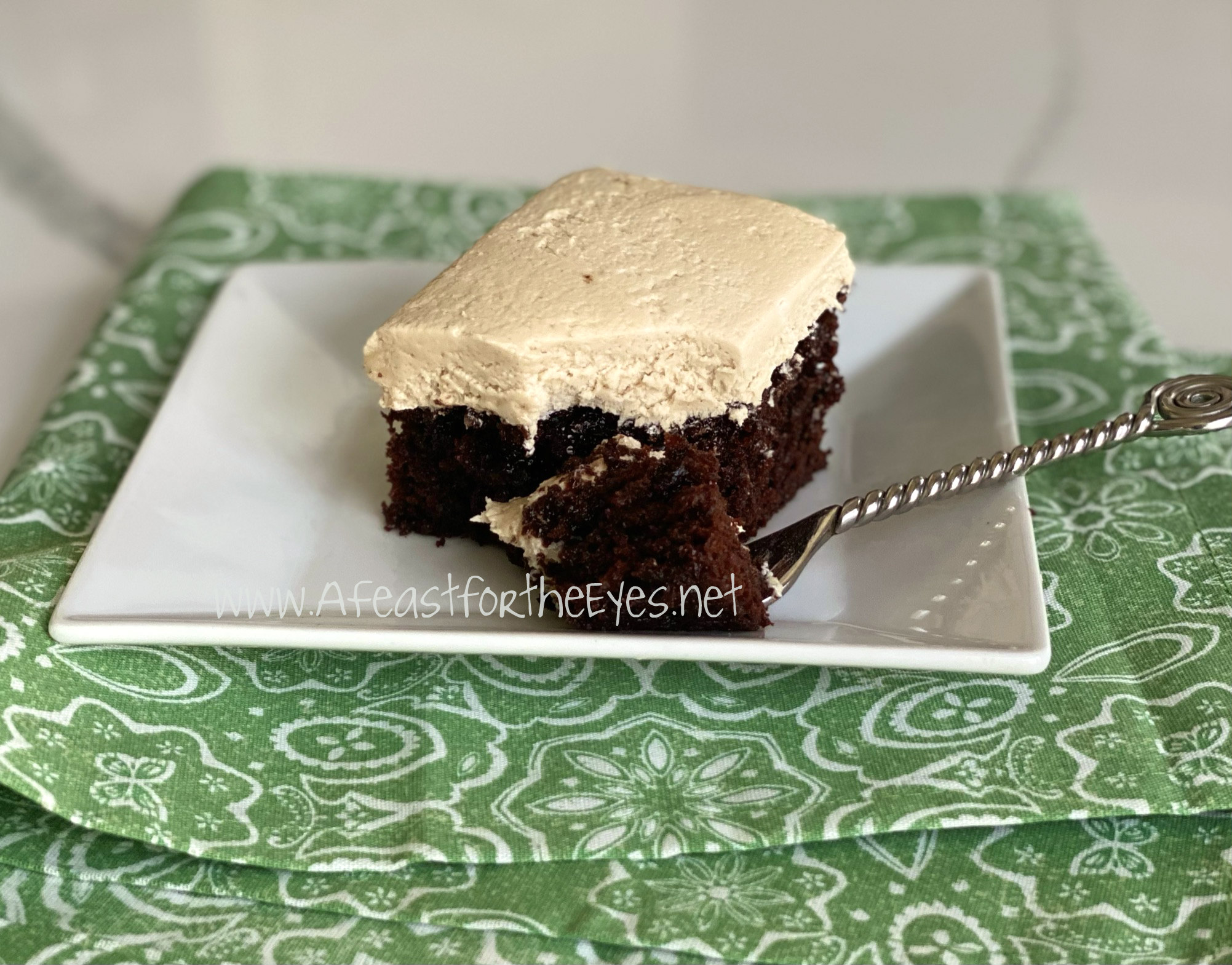 Mocha Chocolate Cake Recipe | A Little Bit of Spice