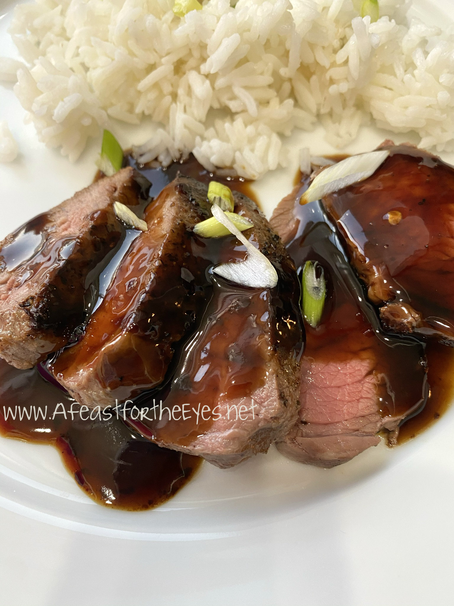 Teriyaki steak on sale