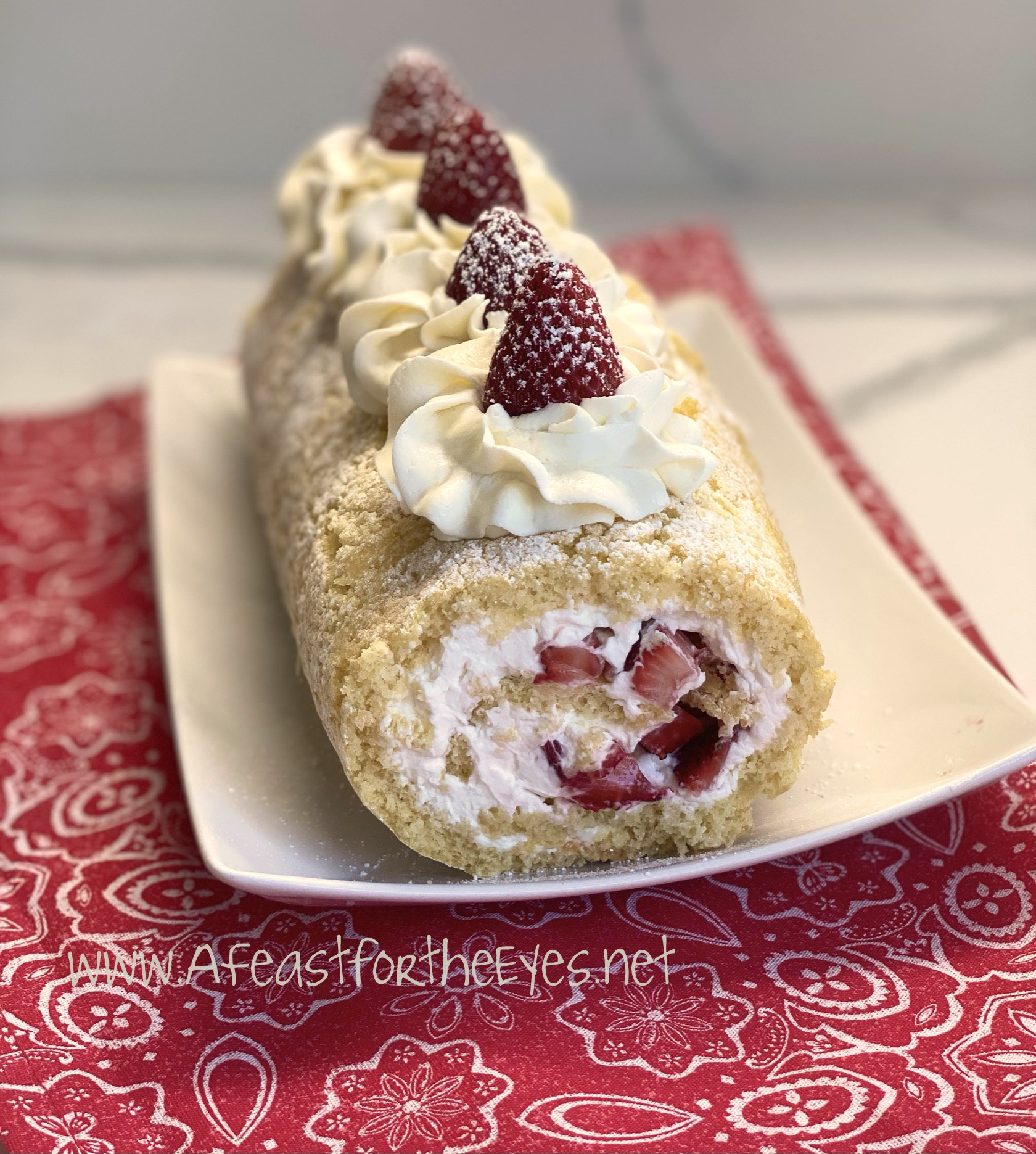 Red Velvet Cake Roll Recipe | Hersheyland