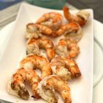 Perfect Charcoal Grilled Shrimp Skewers with a Spicy Lemon-Garlic Sauce
