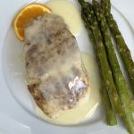 Restaurant Quality Seared and Roasted Halibut with an Orange Beurre Blanc (Sauce)