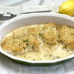 Baked Cod with Garlic and Herb Ritz Crumbs
