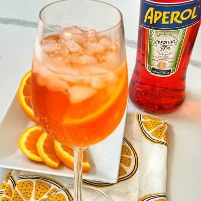 How to Make A Classic Aperol Spritz Aperitif Cocktail - A Feast For The ...