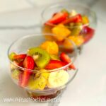 A bowl of fresh fruit salad.