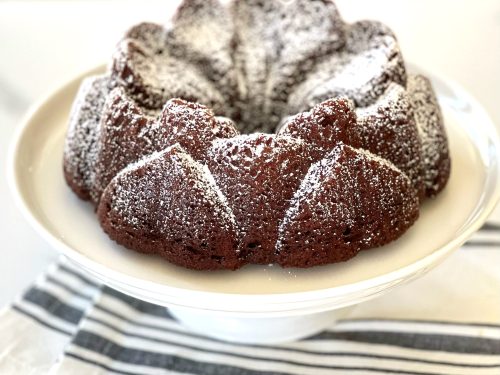 Nordic Ware Black Cocoa Bundt Cake - Bake from Scratch