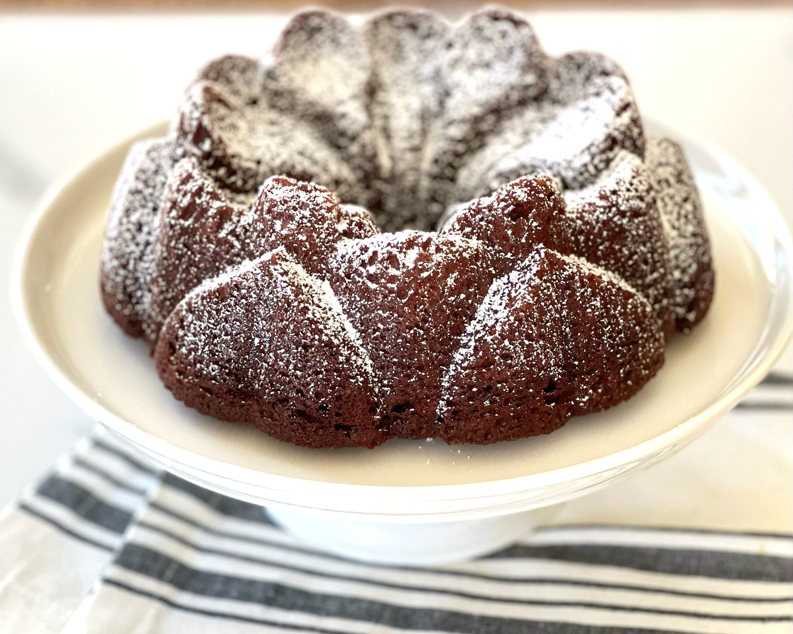 Chocolate Bundt Cake Recipe Pine Forest NordicWare Pan - Crafting a Family  Dinner