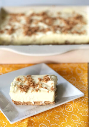 Woolworth Cheesecake is a classic recipe that got its name from the Woolworth "Five and Ten" Stores. This no bake cheesecake, that is claimed to have been served at Woolworth's stores, lives on all over the internet! The no bake cheesecake has a mild lemon flavor, a creamy filling and a traditional graham cracker crust. It's a perfect light and delicious dessert for hot summer months. Honestly, it's a perfect cheesecake lover's dessert year-round!