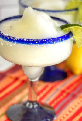 Frozen Margaritas are a refreshing summer drink that we enjoy making at home. You can buy Margarita mix, but why not make it at home? It's so easy to make with only three ingredients. Best of all, homemade sour mix lasts for weeks and can make a myriad of delicious cocktails.