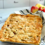 Glazed Flat Apple Pie
